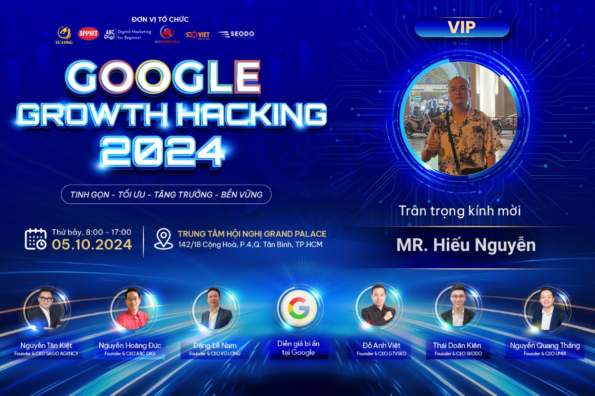 Sự kiện Google Growth Hacking 2024